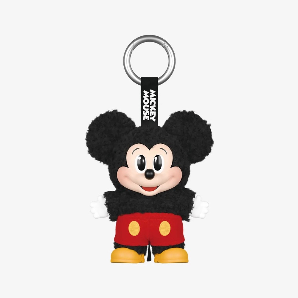Pop Mart Disney Mickey Family Cute Together Mickey Plush Pendant Keychain